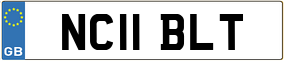 Truck License Plate